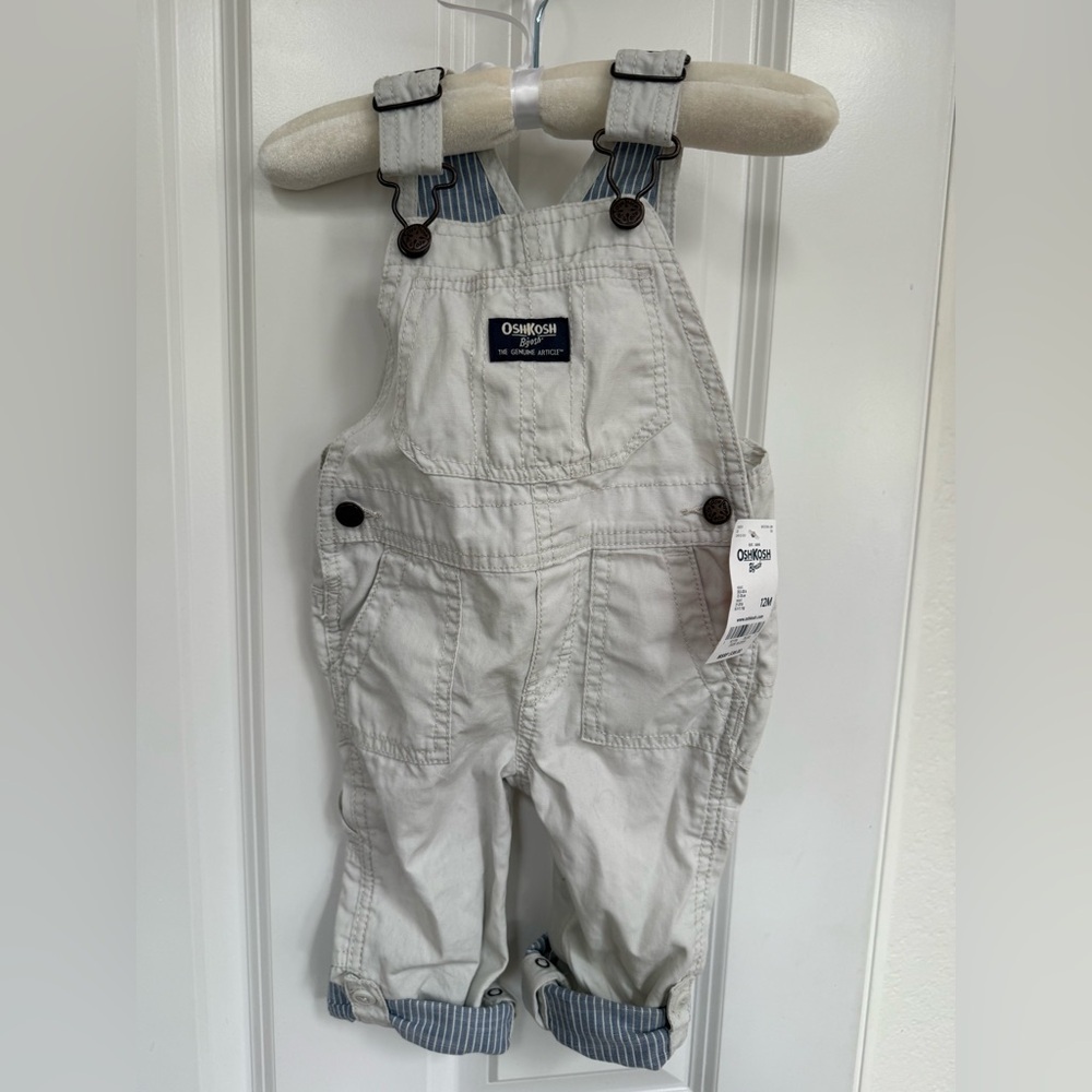 OshKosh B'gosh Cream Overalls Casual Comfort